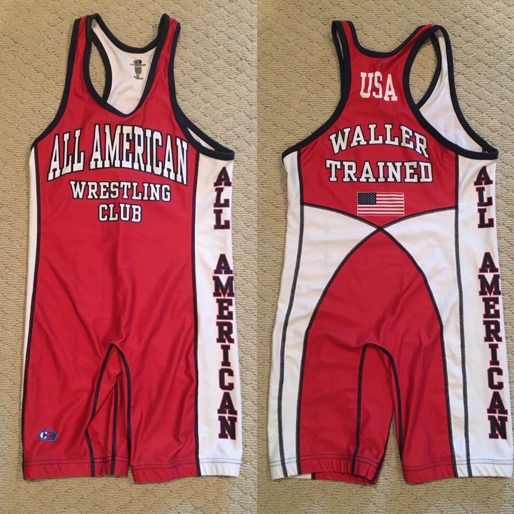 Rob Waller's All American Wrestling Club Singlet